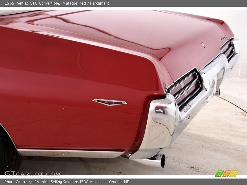 Matador Red / Parchment 1969 Pontiac GTO Convertible