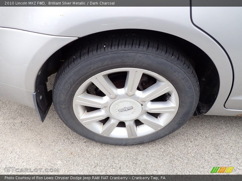 Brilliant Silver Metallic / Dark Charcoal 2010 Lincoln MKZ FWD