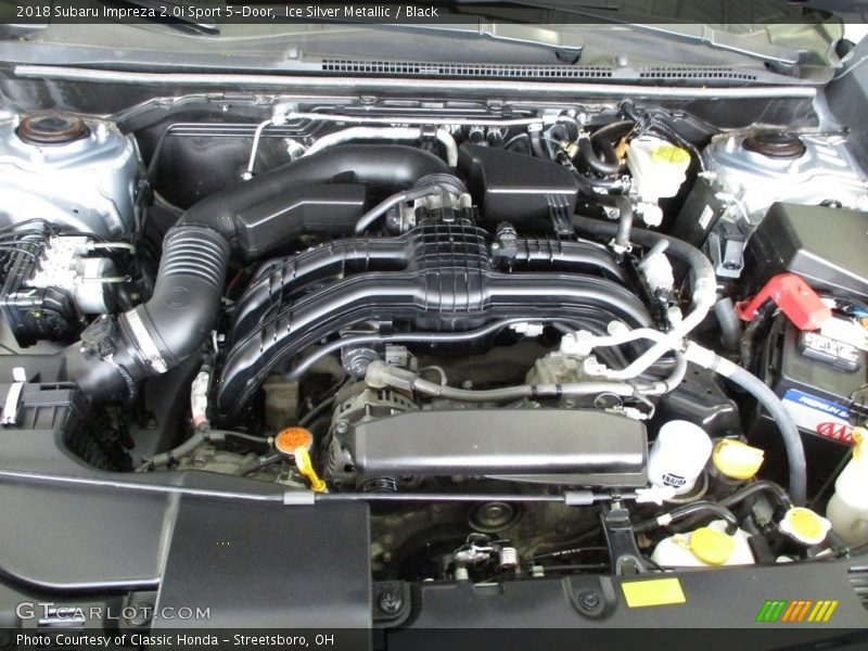  2018 Impreza 2.0i Sport 5-Door Engine - 2.0 Liter DI DOHC 16-Valve DAVCS Horizontally Opposed 4 Cylinder