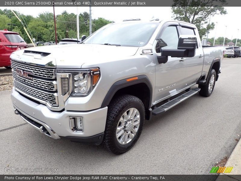 Quicksilver Metallic / Jet Black 2020 GMC Sierra 2500HD Denali Crew Cab 4WD