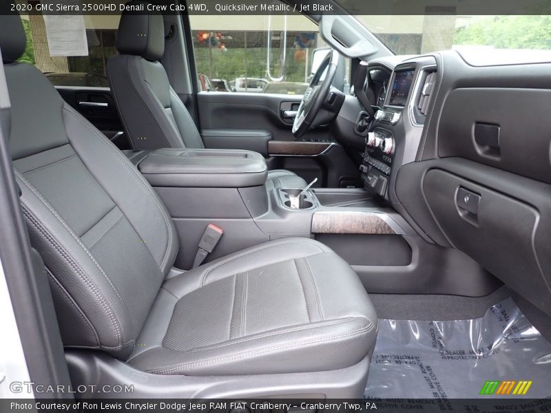 Quicksilver Metallic / Jet Black 2020 GMC Sierra 2500HD Denali Crew Cab 4WD