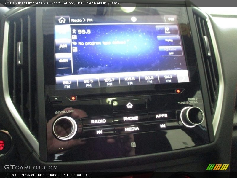Ice Silver Metallic / Black 2018 Subaru Impreza 2.0i Sport 5-Door