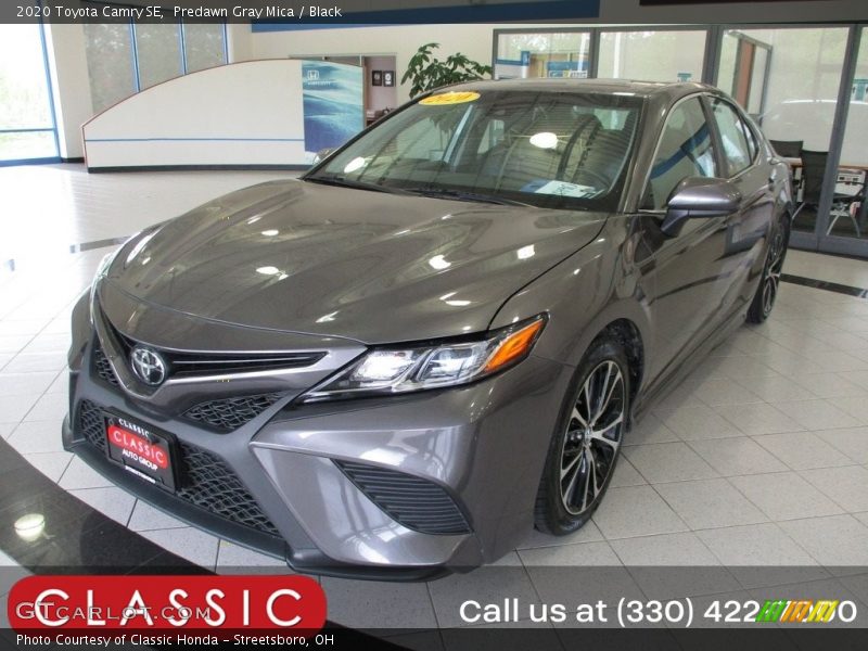 Predawn Gray Mica / Black 2020 Toyota Camry SE