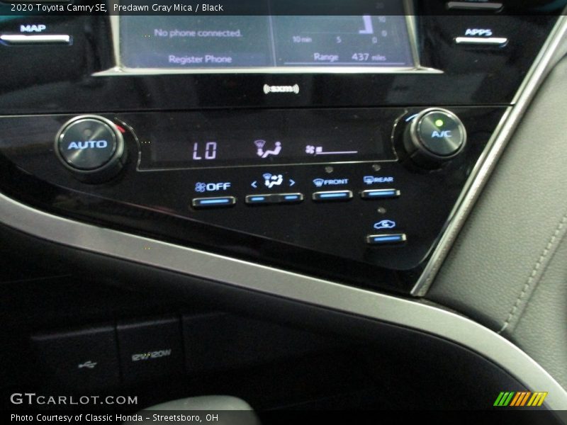 Predawn Gray Mica / Black 2020 Toyota Camry SE