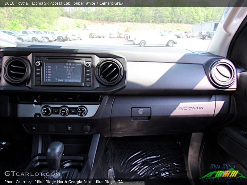 Super White / Cement Gray 2018 Toyota Tacoma SR Access Cab