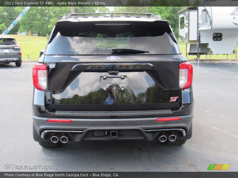 Agate Black Metallic / Ebony 2022 Ford Explorer ST 4WD