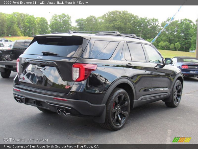 Agate Black Metallic / Ebony 2022 Ford Explorer ST 4WD