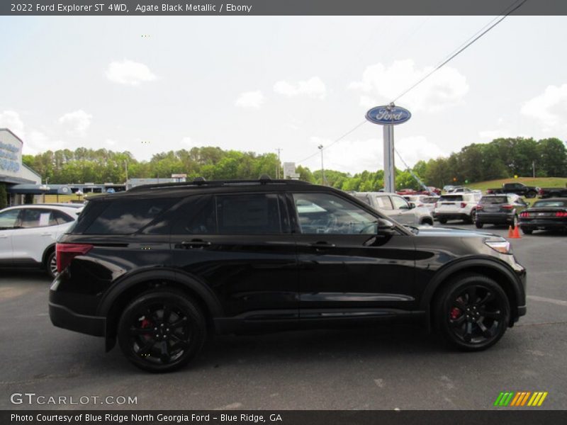 Agate Black Metallic / Ebony 2022 Ford Explorer ST 4WD
