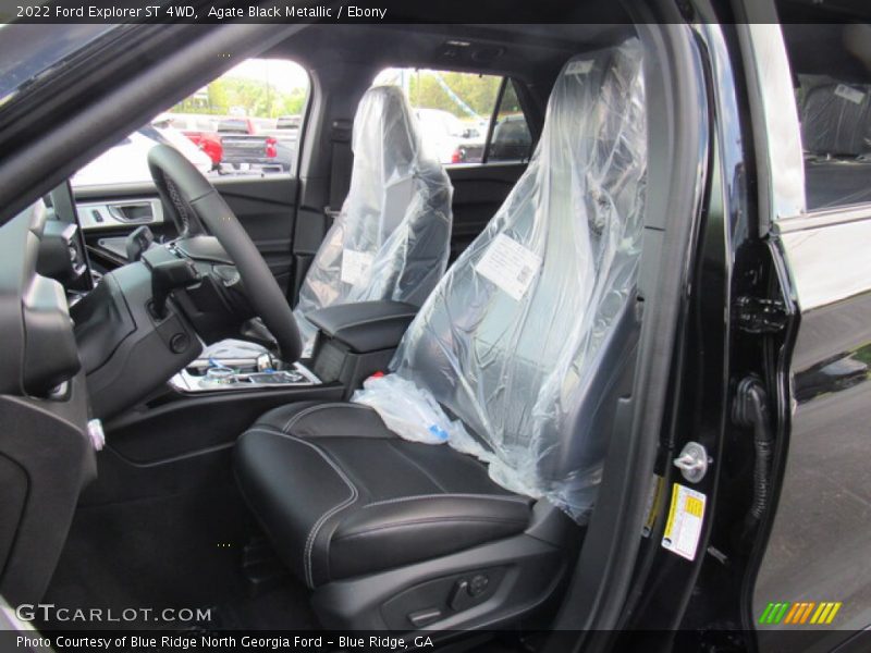Agate Black Metallic / Ebony 2022 Ford Explorer ST 4WD