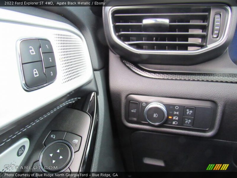Agate Black Metallic / Ebony 2022 Ford Explorer ST 4WD