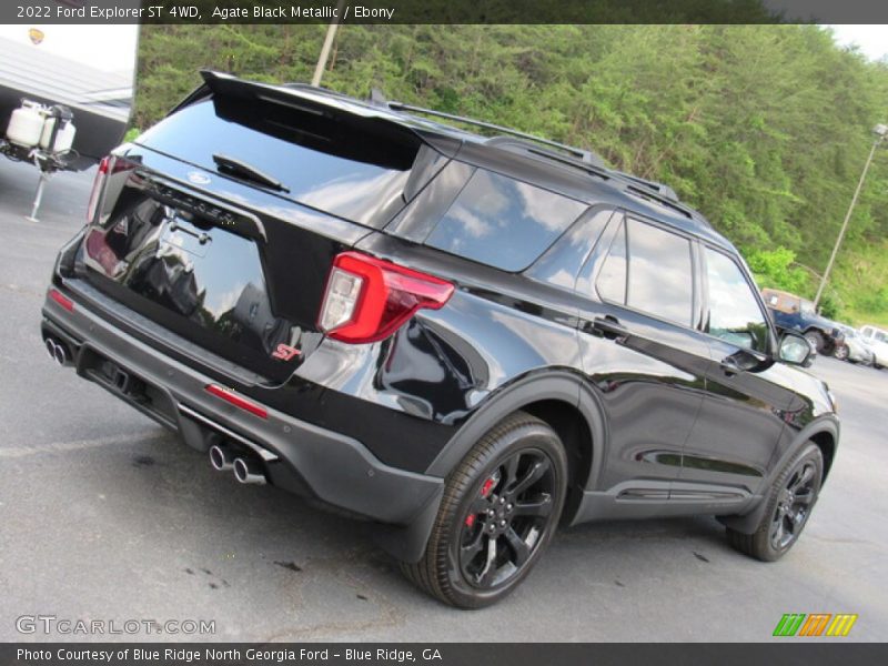 Agate Black Metallic / Ebony 2022 Ford Explorer ST 4WD