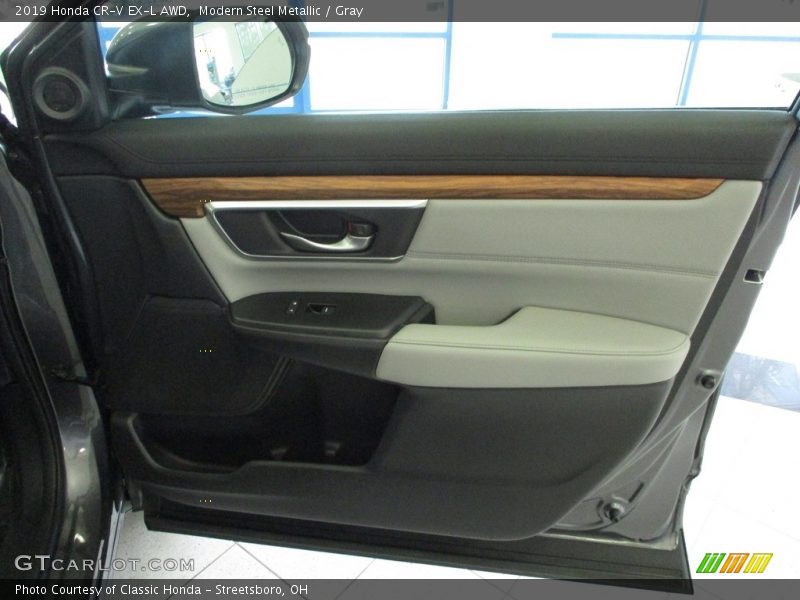 Modern Steel Metallic / Gray 2019 Honda CR-V EX-L AWD