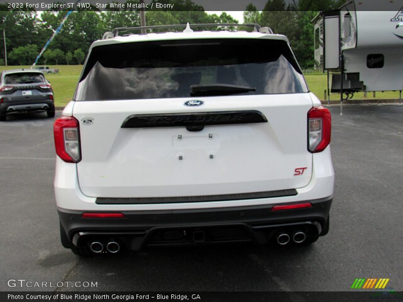Star White Metallic / Ebony 2022 Ford Explorer ST 4WD