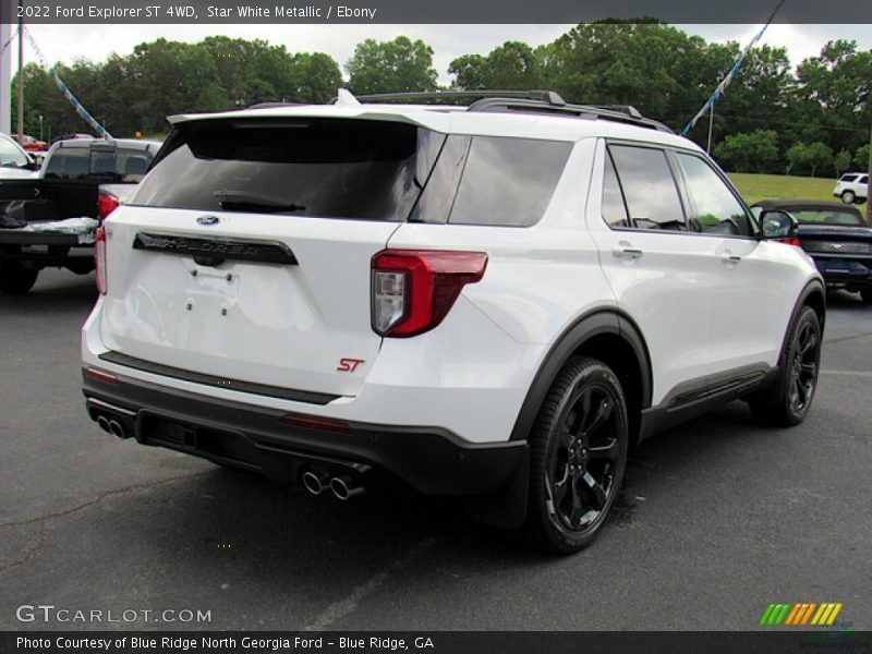 Star White Metallic / Ebony 2022 Ford Explorer ST 4WD