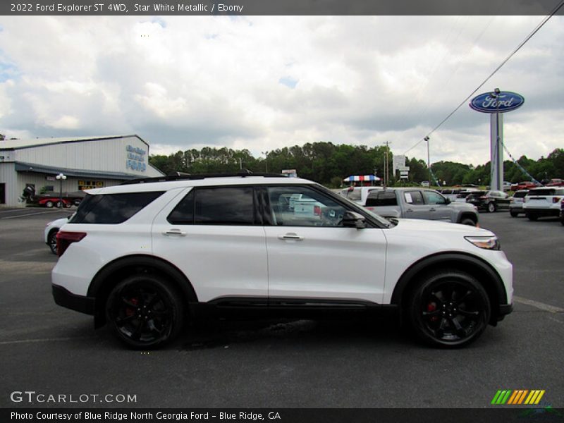 Star White Metallic / Ebony 2022 Ford Explorer ST 4WD