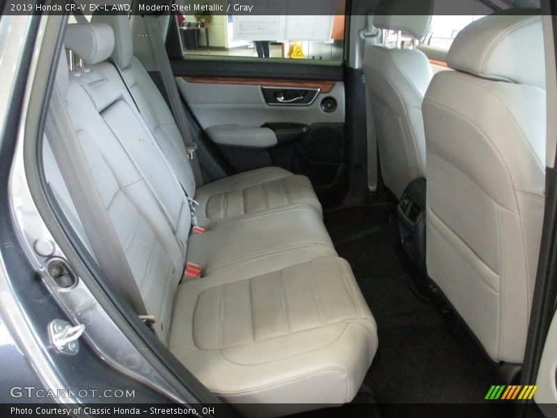 Modern Steel Metallic / Gray 2019 Honda CR-V EX-L AWD