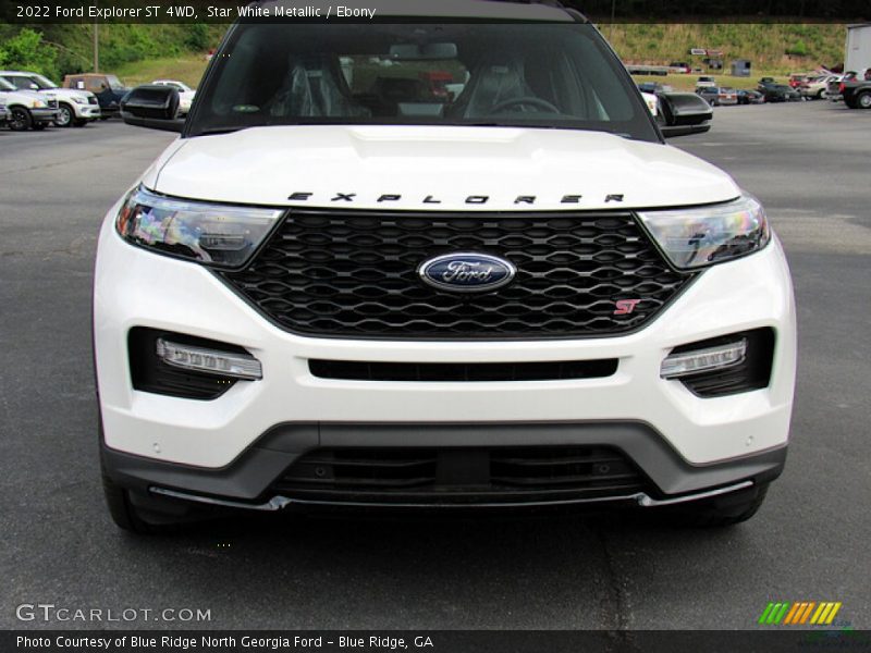 Star White Metallic / Ebony 2022 Ford Explorer ST 4WD