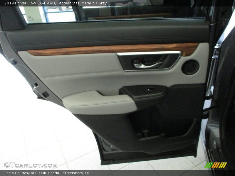 Modern Steel Metallic / Gray 2019 Honda CR-V EX-L AWD