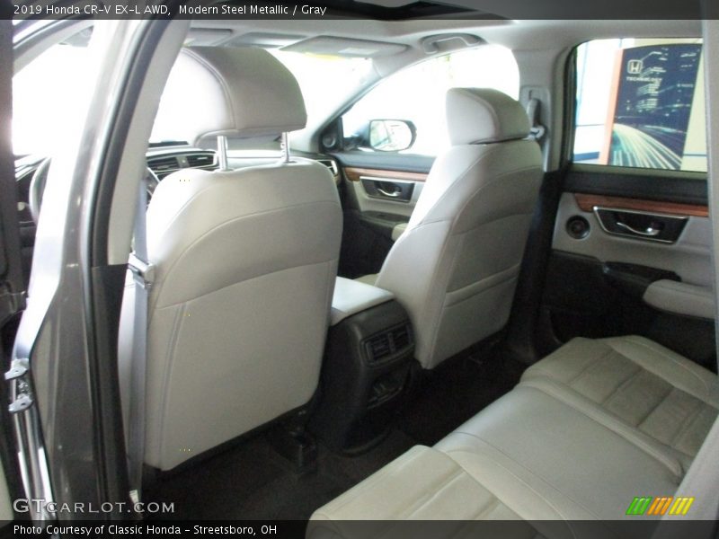 Modern Steel Metallic / Gray 2019 Honda CR-V EX-L AWD