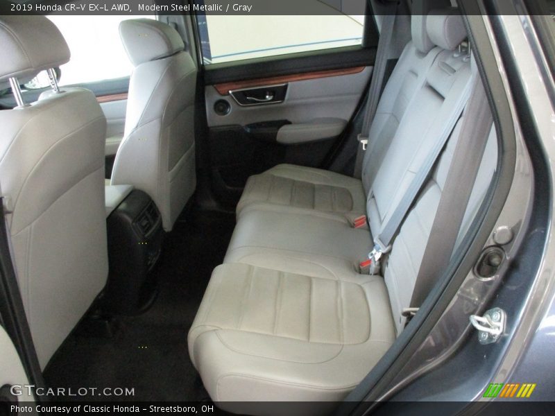 Modern Steel Metallic / Gray 2019 Honda CR-V EX-L AWD