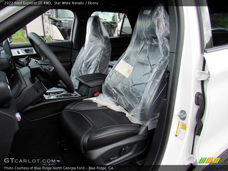 Star White Metallic / Ebony 2022 Ford Explorer ST 4WD