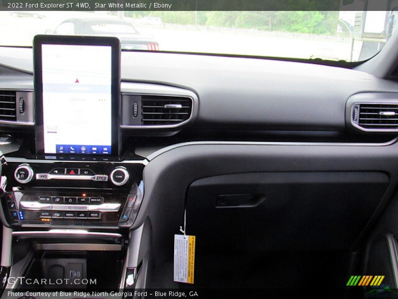 Star White Metallic / Ebony 2022 Ford Explorer ST 4WD