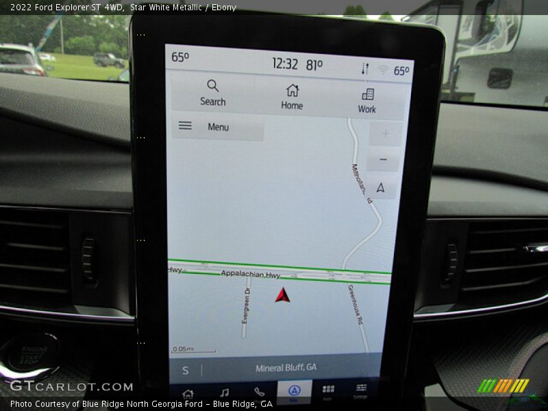 Star White Metallic / Ebony 2022 Ford Explorer ST 4WD