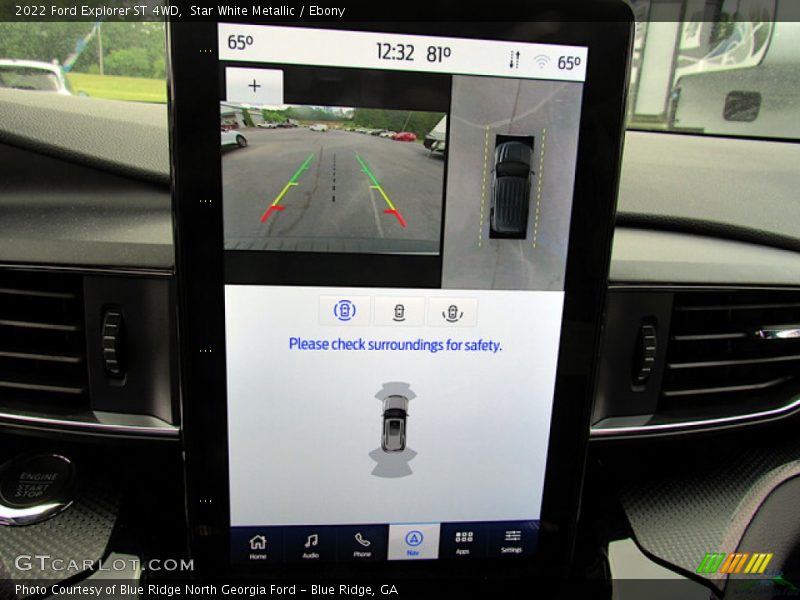 Star White Metallic / Ebony 2022 Ford Explorer ST 4WD