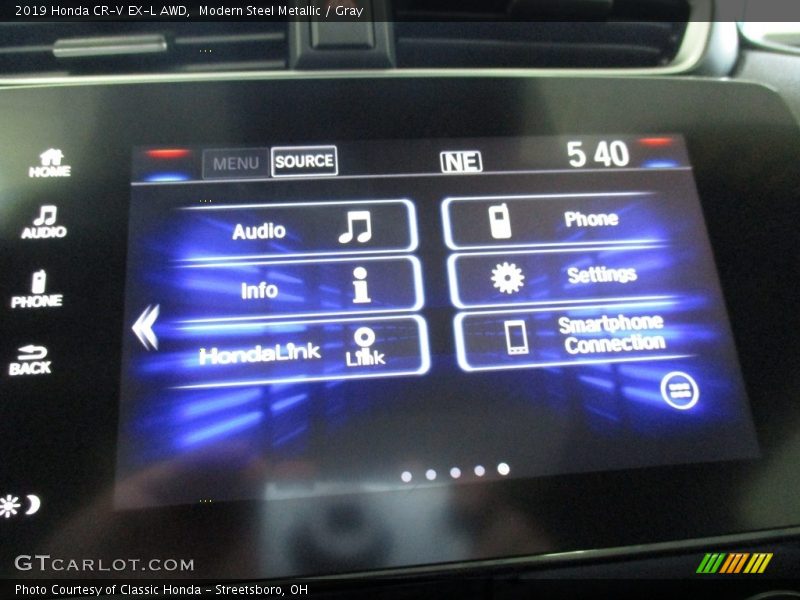 Modern Steel Metallic / Gray 2019 Honda CR-V EX-L AWD