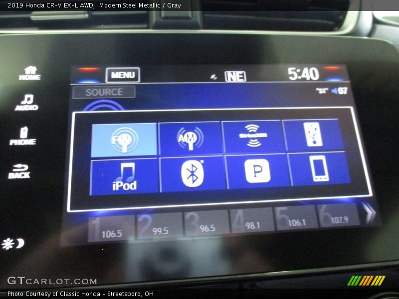 Modern Steel Metallic / Gray 2019 Honda CR-V EX-L AWD
