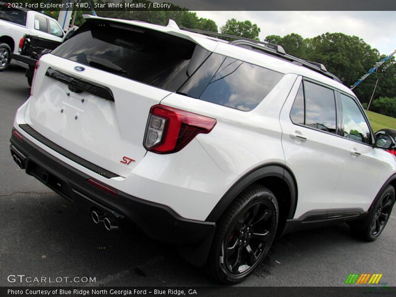 Star White Metallic / Ebony 2022 Ford Explorer ST 4WD