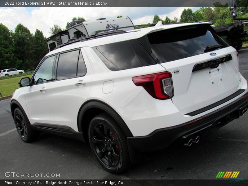Star White Metallic / Ebony 2022 Ford Explorer ST 4WD