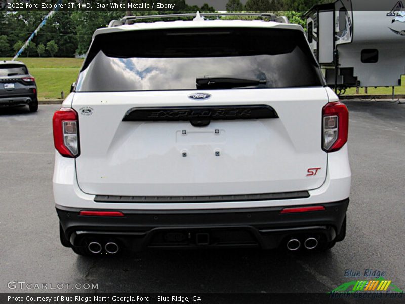 Star White Metallic / Ebony 2022 Ford Explorer ST 4WD
