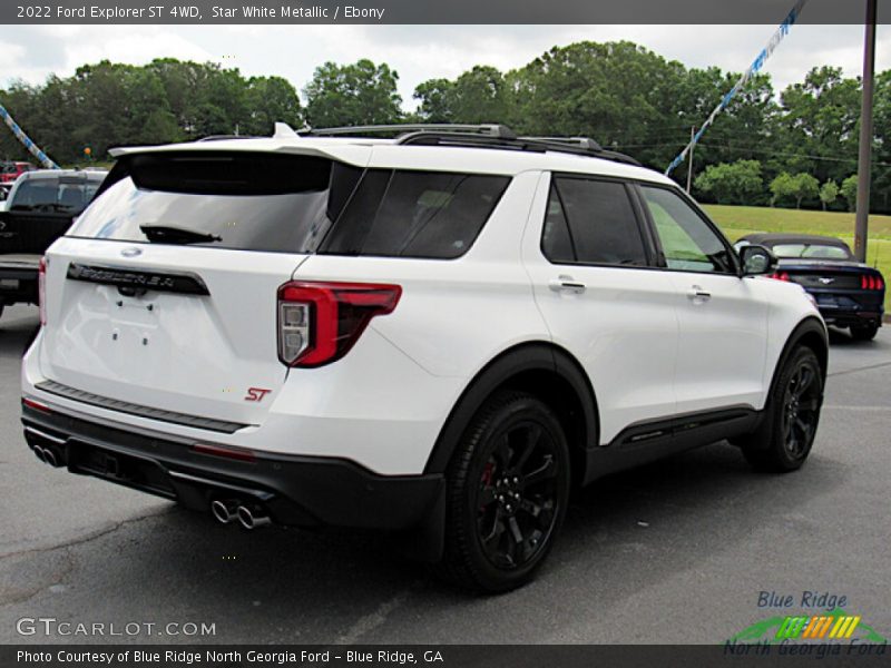 Star White Metallic / Ebony 2022 Ford Explorer ST 4WD