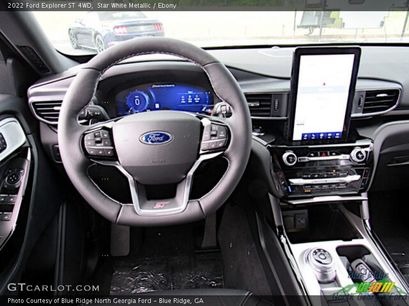 Star White Metallic / Ebony 2022 Ford Explorer ST 4WD