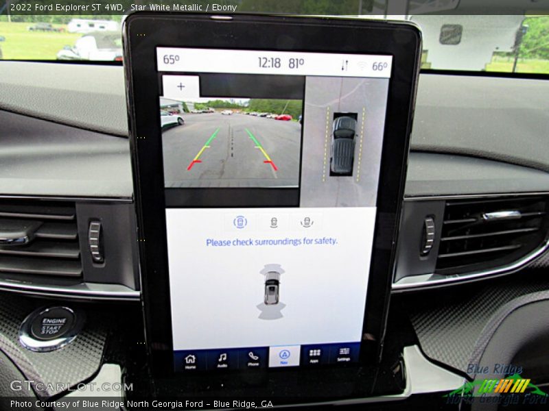 Star White Metallic / Ebony 2022 Ford Explorer ST 4WD