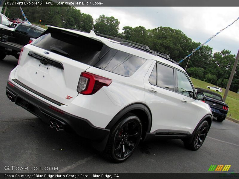 Star White Metallic / Ebony 2022 Ford Explorer ST 4WD