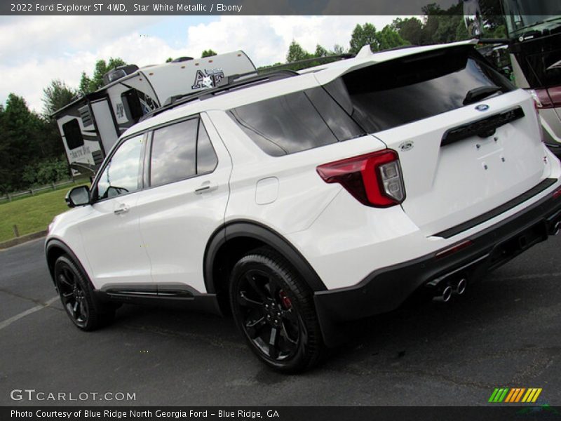 Star White Metallic / Ebony 2022 Ford Explorer ST 4WD