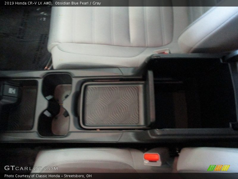 Obsidian Blue Pearl / Gray 2019 Honda CR-V LX AWD