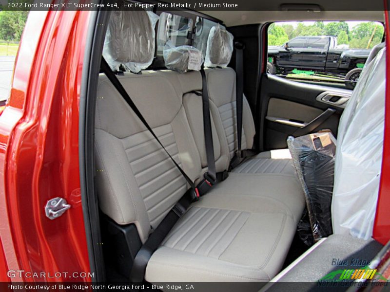 Hot Pepper Red Metallic / Medium Stone 2022 Ford Ranger XLT SuperCrew 4x4
