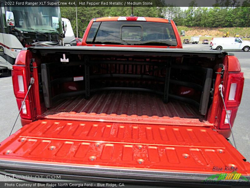 Hot Pepper Red Metallic / Medium Stone 2022 Ford Ranger XLT SuperCrew 4x4