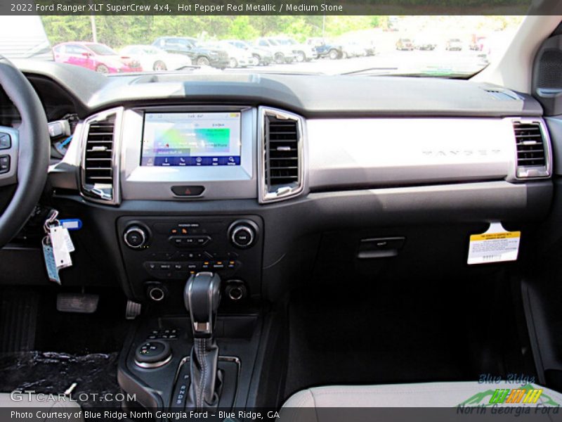 Hot Pepper Red Metallic / Medium Stone 2022 Ford Ranger XLT SuperCrew 4x4