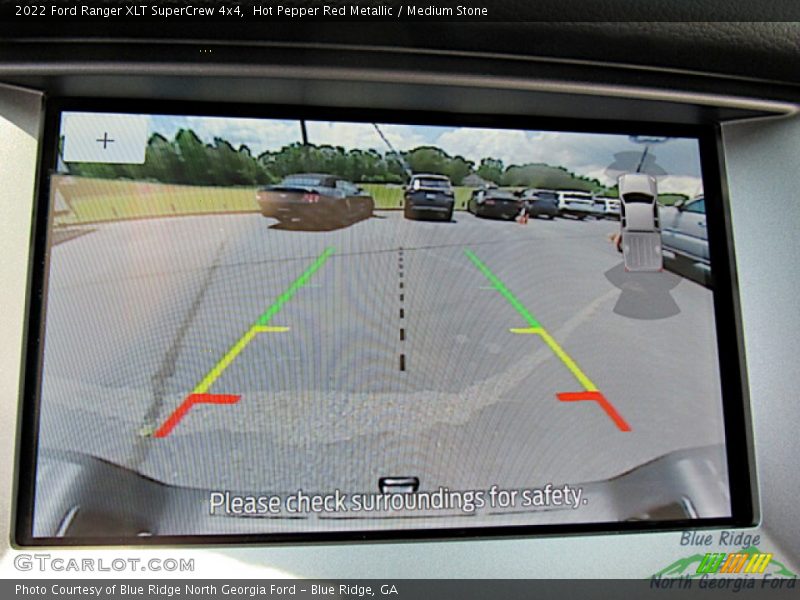 Hot Pepper Red Metallic / Medium Stone 2022 Ford Ranger XLT SuperCrew 4x4