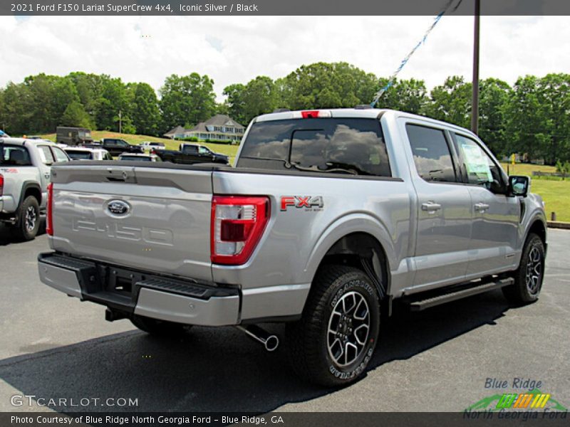 Iconic Silver / Black 2021 Ford F150 Lariat SuperCrew 4x4