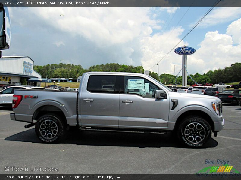 Iconic Silver / Black 2021 Ford F150 Lariat SuperCrew 4x4
