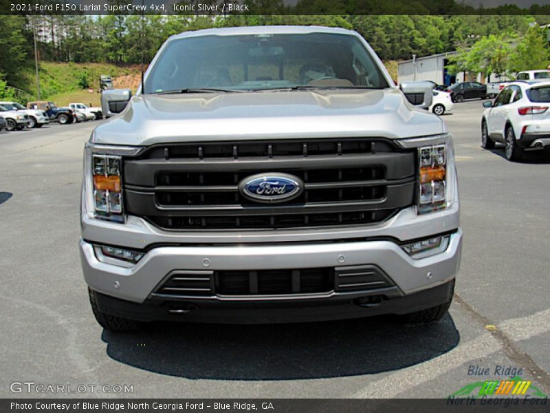 Iconic Silver / Black 2021 Ford F150 Lariat SuperCrew 4x4