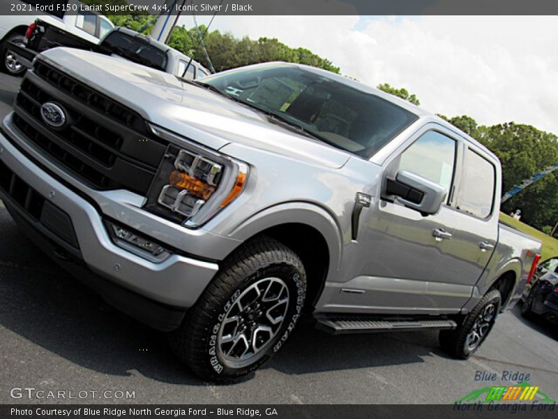 Iconic Silver / Black 2021 Ford F150 Lariat SuperCrew 4x4