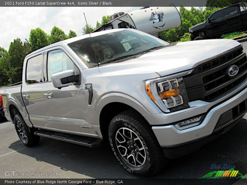 Iconic Silver / Black 2021 Ford F150 Lariat SuperCrew 4x4