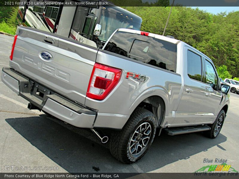 Iconic Silver / Black 2021 Ford F150 Lariat SuperCrew 4x4