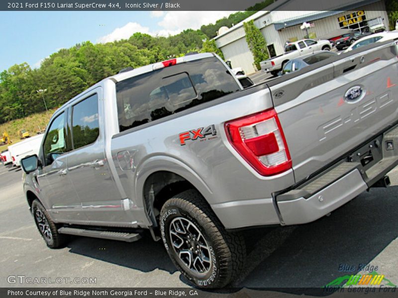 Iconic Silver / Black 2021 Ford F150 Lariat SuperCrew 4x4